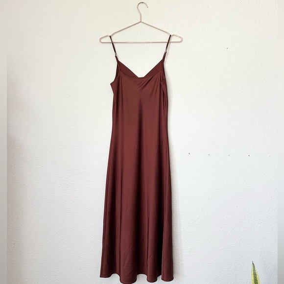 ALLSAINTS | Hera Satin Slip Dress - Picture 4 of 6
